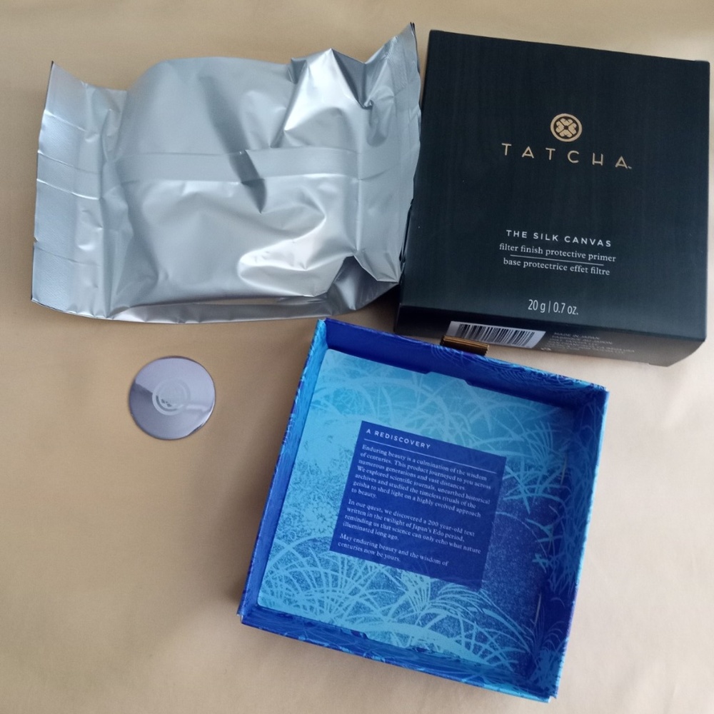 Tatcha The Silk Canvas Filter Finish Protective Primer Full Size 0.7oz SEALED - Picture 2 of 7